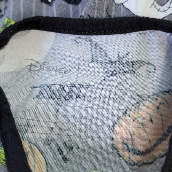 Little Sleepies Disney The Nightmare Before Christmas Zippy Romper 3-6 Months - Picture 6 of 6
